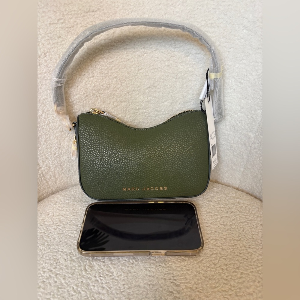 Marc Jacobs Green Drifter Convertible Shoulder Bag Wristlet - Picture 6 of 6